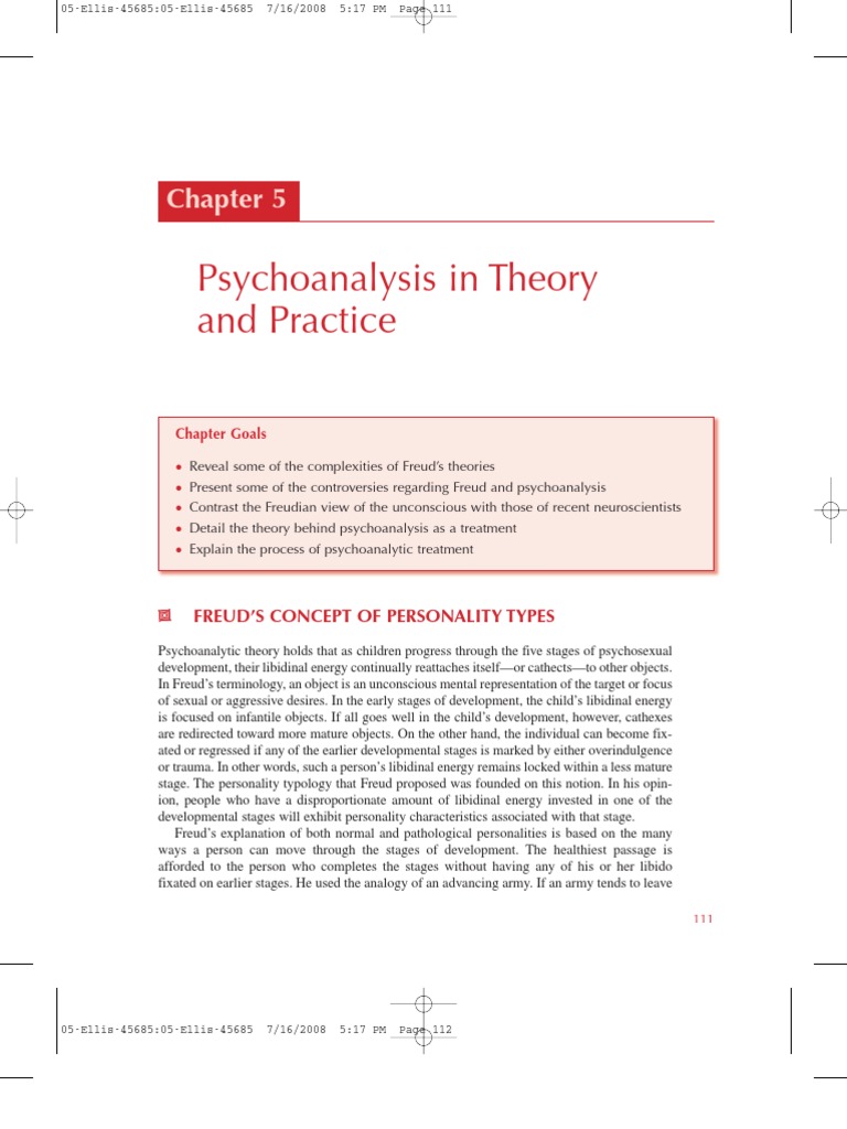 Freud's Psychoanalysis and Personality Types | PDF | Psychoanalysis ...