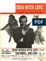 James Bond From Russia With Love