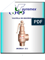 Valvula de Alivio Vayremex