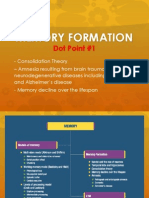 Memory Formation Dot Point 1