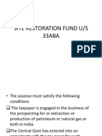 Site Restoration Fund U