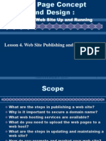 Lesson 4. Web Site Publishing and Maintenance