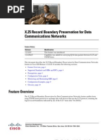 X.25 Record Boundary Preservation For Data Communications Networks