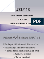 Juzu' 13