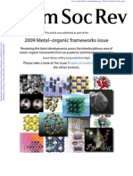2009 Metal-Organic Frameworks Issue