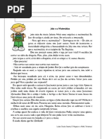 Ficha de Avaliacao 5o Ano