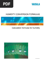 Vaisala Humidity Conversion Formulas-En