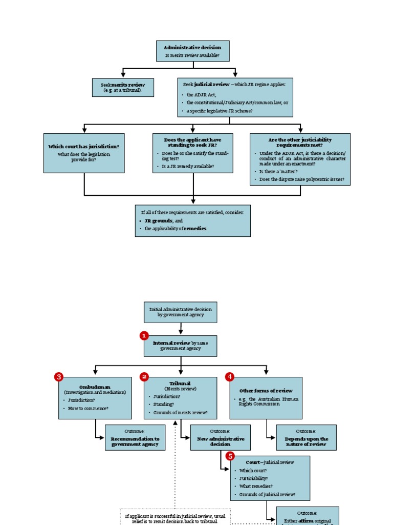 Australian administrative law flowcharts | Constitutional Law ...