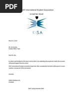 Proposal Letter - Zumba