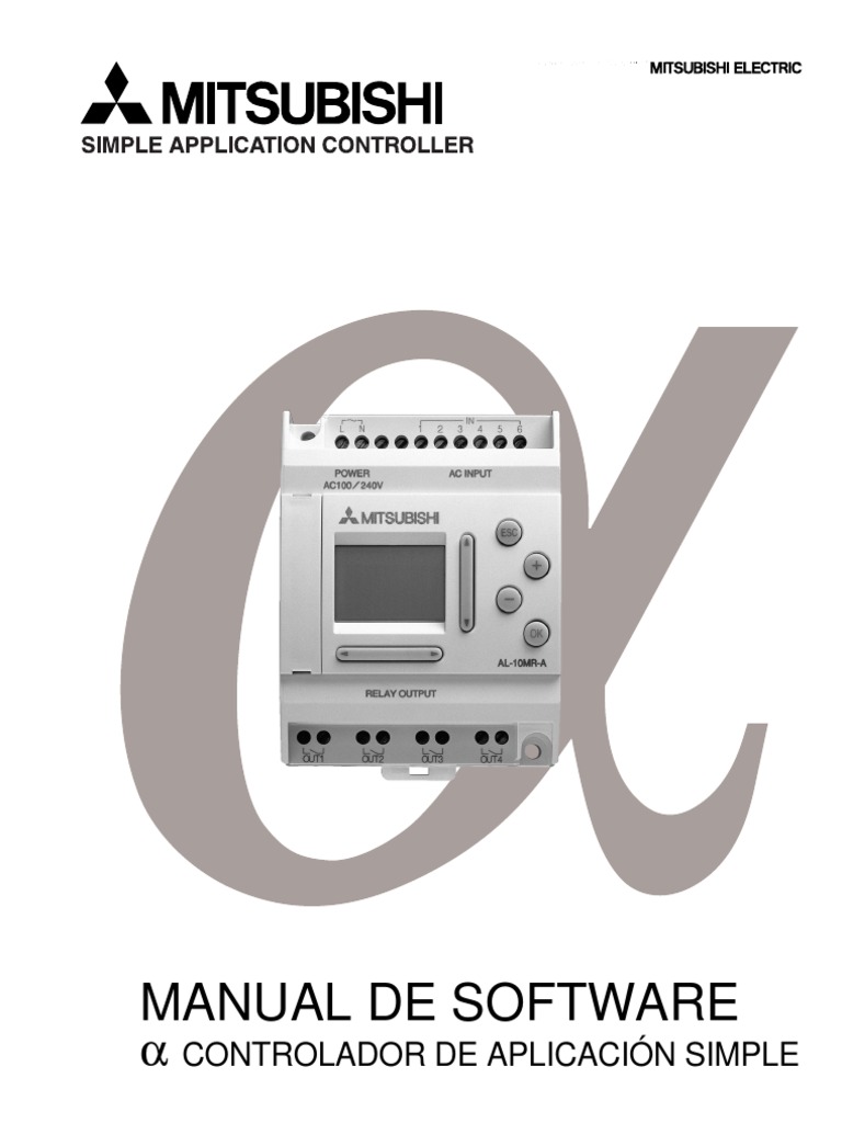 Mitsubishi Al-10Mr-D Manual