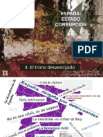 ESPAÑA: ESTADO CORRUPCION 4. España: El Trono Desvencijado. UNA ANTOLOGIA DE LA CORRUPCION