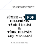 SumerVeTurkDillerininTarihi O N Tuna