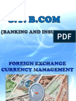 Foreign Exchange Currency Management