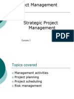 PM Lesson 1 Strategic Project Management (1)