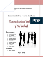 Comunicacion Verbal y No Verbal 