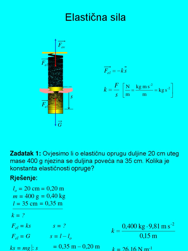 12 Elasticna Sila | PDF