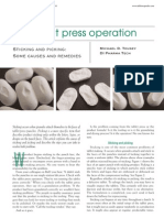 Tablet Press Operation: Sticking and Picking: Some Causes and Remedies