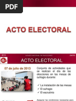 Acto Electoral