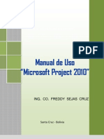 Manual de USo de Project 2010