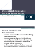 Maternal Resuscitation Drill