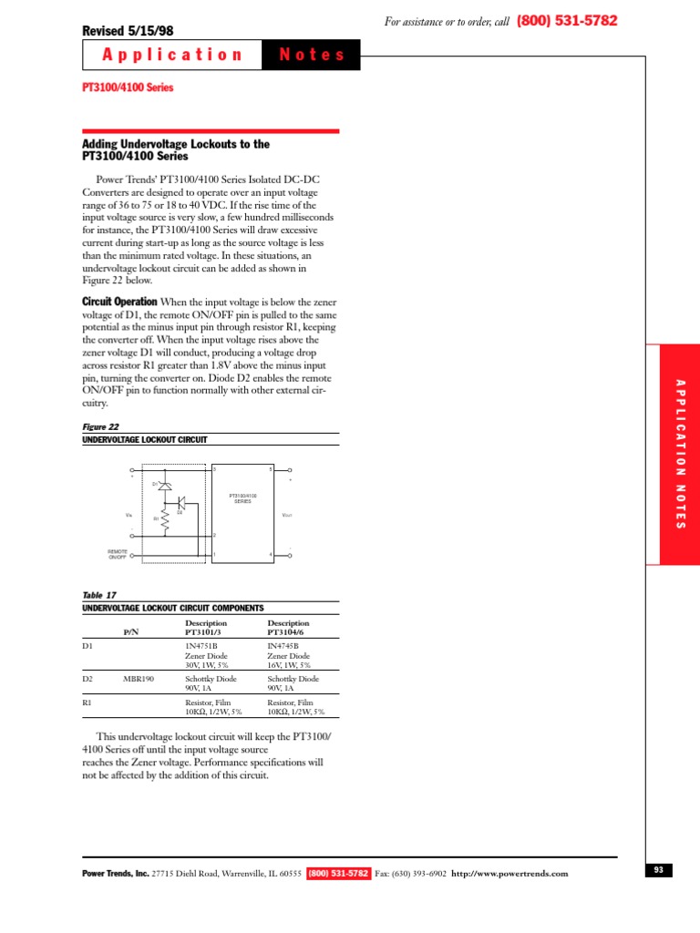 Undervoltage Lockout Circuit | Electronic Circuits | Diode