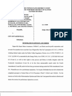 Naperville Smartmeter Awareness v City of Naperville (N.D. Ill. Mar. 22, 2013)