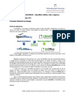 100 questões FCC sobre OpenOffice-BrOffice-LibreOffice 2013 - www.informaticadeconcursos.com.br