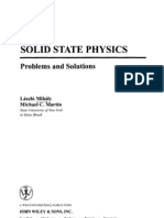 Solid State Physics - Problems and Solutions