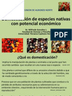 Gonzales, W. Domesticación de especies nativas con potencial económico