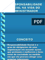 A Responsabilidade Social Na Vida Do Administrador