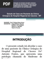 Apresentação ESTUDO DE CASO power point sindrome de fournier