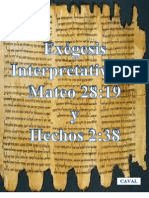 Exegesis Mateo-Y Hechos