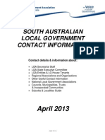 LGA Contact Information Book - As at 22 April 2013