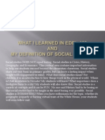 Definition of SocialStudies For EDEL453 WIKI