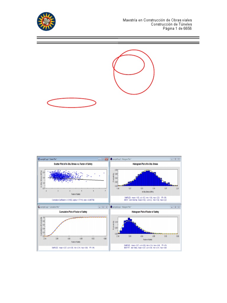 Trabajo - Software Rocsupport | PDF | Túnel | Probabilidad