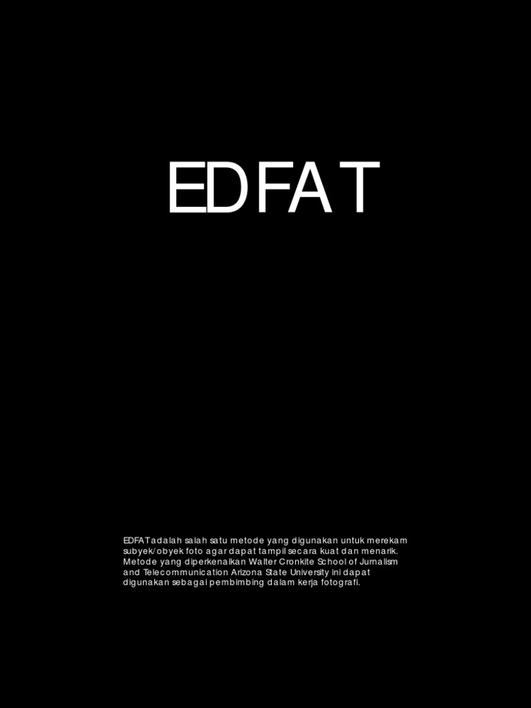 Metode EDFAT dalam Fotografi Naratif | PDF