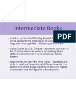 Intermediate Books EDEL453 WIKI
