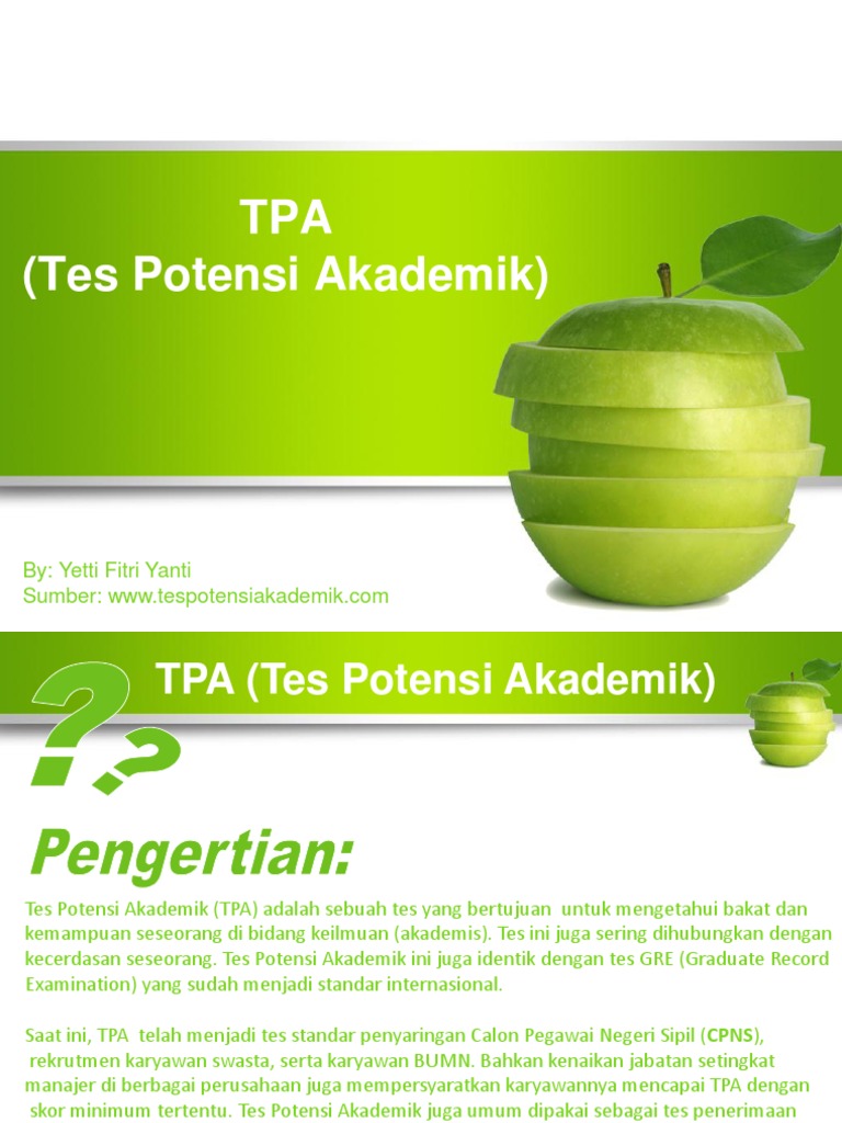 Tes Potensi Pdf Uns Akademik