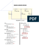 BRANCH CURRENT METHOD 1