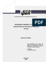 MODELAMENTO MATEMÁTICO E SIMULAÇÃO COMPUTACIONAL DO PROCESSO DE NITRETAÇÃO DE AÇOS