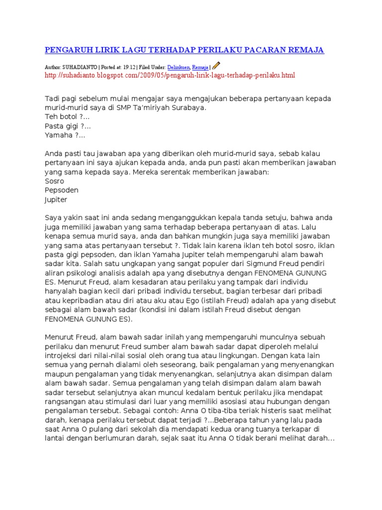 Unduh Gratis Gambar Pengaruh Lirik Lagu Terbaru by Cikimm.com