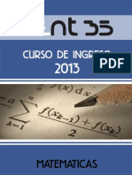 Sistema de Ecuaciones Represntacion Lineal Matematica Modulo 5 Ingreso2013