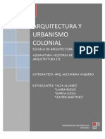 Informe Arquitectura Colonial