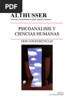 Louis Althuser - Psicoanalisis y Ciencias Humanas