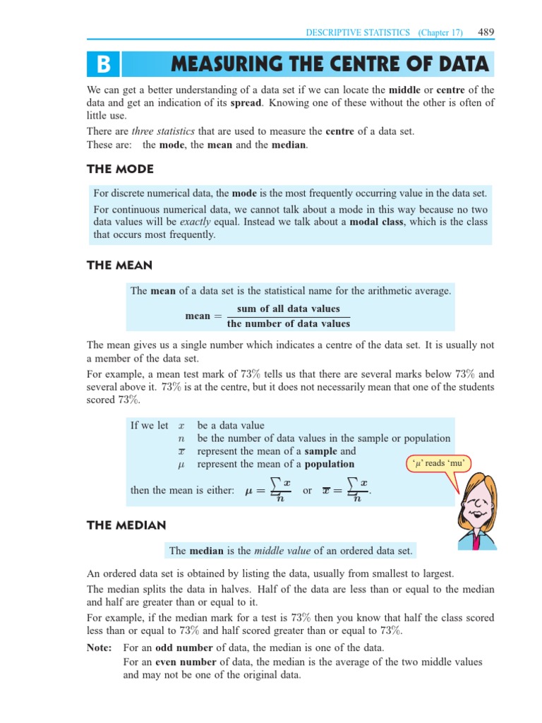 Understanding Mean, Median, Mode in Statistics | PDF | Teaching Methods ...