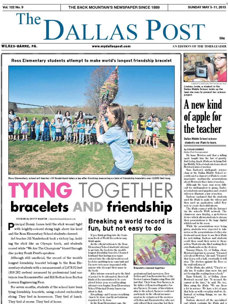 The Dallas Post 05-05-2013 | PDF | Shavertown | Speech Language Pathology