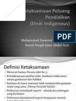 Ketaksamaan Peluang Pendidikan (1)