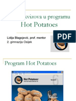Izrada Kvizova U Programu Hot Potatoes