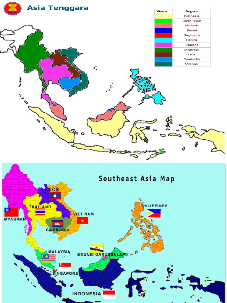  Peta  Asia  Tenggara 