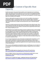 Download Real World Context of Specific Heat Capacity by Mitchell Pearce SN139539080 doc pdf